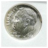 1948 DIME 10c MS70 SGS
