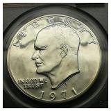 1971 S Eisenhower $1 PR69 PCGS Silver DCAM