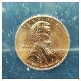 2009 LOF CABIN REVERSE PENNY 1C MS67 ANACS