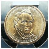 2010 P Buchanan $1 MS67 ANACS First Day of Issue