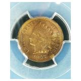 1907 Indian Head Penny MS64RB PCGS
