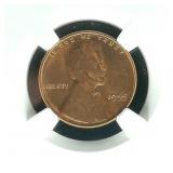 1955 PENNY 1C MS66RD NGC