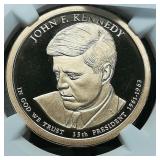 2015 S Kennedy $1 PF69 NGC Early Release Ultra Cam