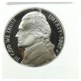 2002 S Jefferson Nickel 5C PF69 ULTRA CAMEO NGC