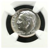 1969 D Dime 10c MS65 NGC
