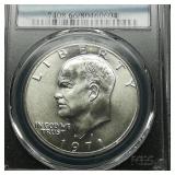1971 S Eisenhower $1 MS66 PCGS Silver