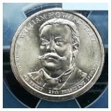 2013 P Taft $1 MS67 ANACS First Day of Issue