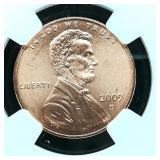 2009 D SMS BRONZE PENNY 1C MS67RD NGC BIRTH & CHIL