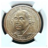 2007 D Washington $1 MS65 NGC First Day of Issue