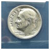 1985 P Dime 10c AU50 ANACS