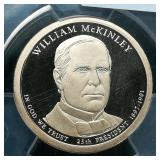 2013 S McKinley $1 PR70 ANACS DCAM First Strike