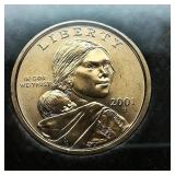 2001 D Sacagawea $1 MS66 ICG Signature Set