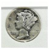 1943 MERCURY DIME 10C UNGRADED