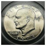 1973 S Eisenhower $1 PF69 DCAM CLAD PCGS