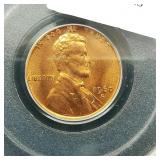 1960 D SMALL DATE PENNY 1C MS66RD PCGS