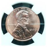 2009 FIRST DAY ISSUE PENNY 1C MS66RD NGC FORMATIVE