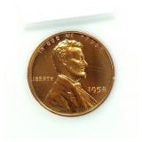1958 PENNY 1C PR68 PCI