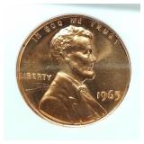 1965 PENNY 1C MS66RD NGC