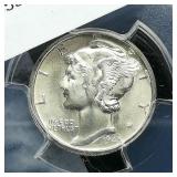 1945 MERCURY DIME 10C MS66 PCGS