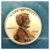 2018 S DCAM PENNY 1C RP70 ANACS