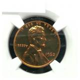 1962 PENNY 1C pf67rd NGC