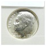 1957 D Dime 10c MS70 SGS