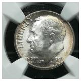 1949 S Dime 10c MS65 NGC