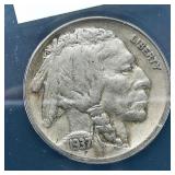 1937 S Buffalo Nickel 5C VF20 ANACS