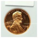 1994 S PENNY 1C PR70 CAM SGS