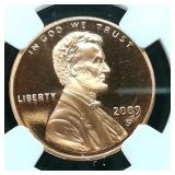 2009 S PENNY 1C PF69RD ULTRA CAMEO NGC PROF LIFE
