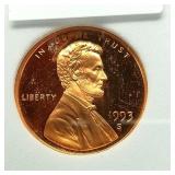 1993 S PENNY 1C PR70 CAM SGS