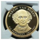 2008 S Van Buren $1 PF69 NGC Ultra Cameo
