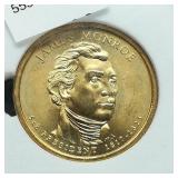 2008 P James Monroe $1 MS70 SGS