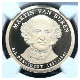 2008 S Van Buren $1 PF70 NGC Ultra Cameo