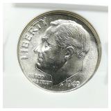 1949 D Dime 10c MS66 NGC