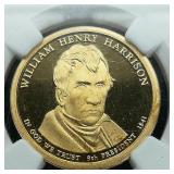 2009 S Harrison $1 PF69 NGC Ultra Cameo