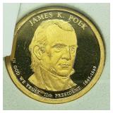 2009 Polk $1 PR70 IGS DCAM 1st Day