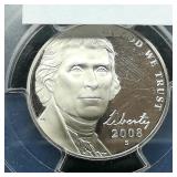 2008 S Jefferson Nickel 5C PR69 DCAM PCGS