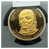 2008 S John Quincy Adams $1 PR70 ICG DCAM
