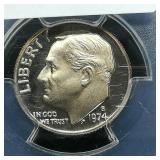 1974 S Dime 10c PR69 PCGS DCAM