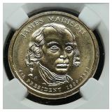 2007 P Madison $1 BU NGC First Day of Issue