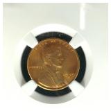 1949 S PENNY 1C MS66RD NGC