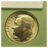 1954 S Dime 10c MS67 Numistrust