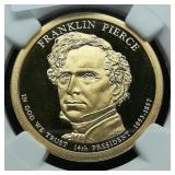 2010 S Pierce $1 PF69 NGC Ultra Cameo