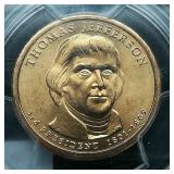 2007 D Jefferson $1 MS65 PCGS First Day Pos B