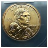 2006 P Sacagawea $1 SP69 ICG First Day Issue Satin