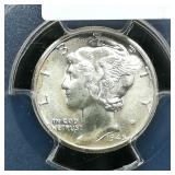 1945 D MERCURY DIME 10C MS65 PCGS