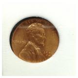 1958 PENNY 1C FULL RED MS69 INB