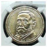 2012 D Harrison $1 BU NGC