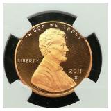 2011 S EARLY RELEASE PENNY 1C PF69 NGS